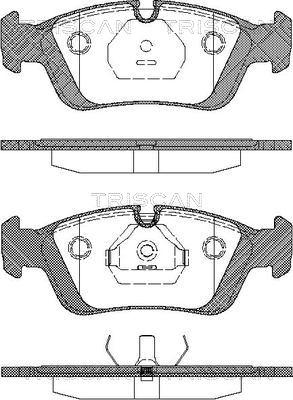 Permafuse PE.0436.1 - Тормозные колодки, дисковые, комплект autosila-amz.com