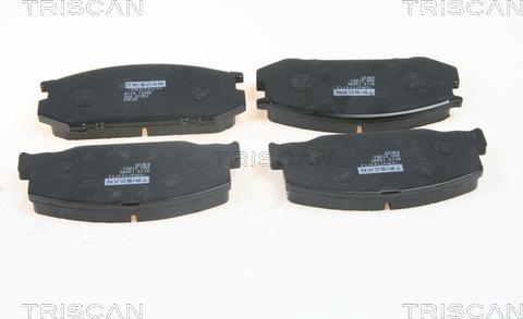 Triscan 8110 13045 - Тормозные колодки, дисковые, комплект autosila-amz.com