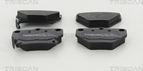 Triscan 8110 13047 - Тормозные колодки, дисковые, комплект autosila-amz.com