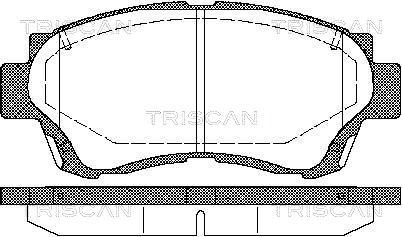 Japanparts J PA-260 - Тормозные колодки, дисковые, комплект autosila-amz.com