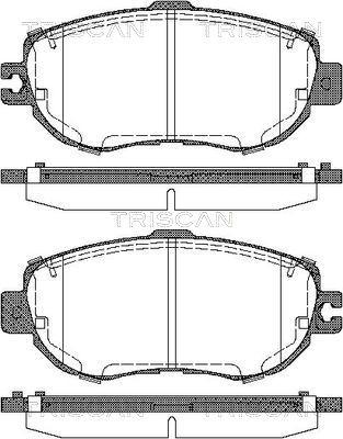 Allied Nippon ADB0764 - Тормозные колодки, дисковые, комплект autosila-amz.com