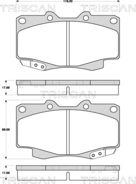 BENDIX 572625J - Тормозные колодки, дисковые, комплект autosila-amz.com