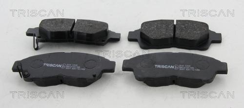 Triscan 8110 13100 - Тормозные колодки, дисковые, комплект autosila-amz.com