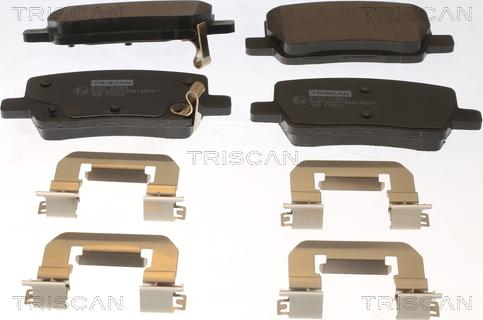 Triscan 8110 81001 - Тормозные колодки, дисковые, комплект autosila-amz.com