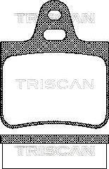 Triscan 8110 38783 - Тормозные колодки, дисковые, комплект autosila-amz.com