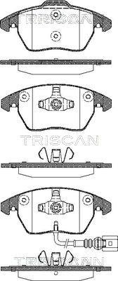 Triscan 8110 29051 - колодки дисковые торм. перед. Audi autosila-amz.com