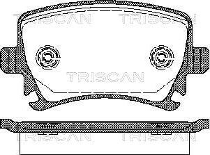 Triscan 8110 29052 - Тормозные колодки, дисковые, комплект autosila-amz.com