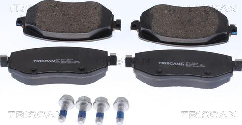 Triscan 8110 25049 - Тормозные колодки, дисковые, комплект autosila-amz.com