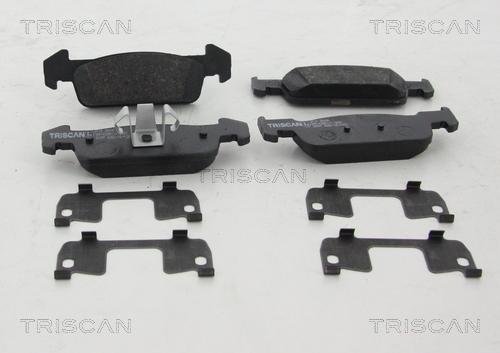 Triscan 8110 25045 - Тормозные колодки, дисковые, комплект autosila-amz.com