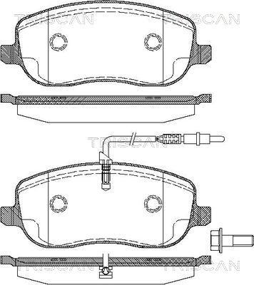 Remsa 2879.12 - Тормозные колодки, дисковые, комплект autosila-amz.com