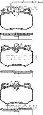 Triscan 8110 28850 - Тормозные колодки, дисковые, комплект autosila-amz.com