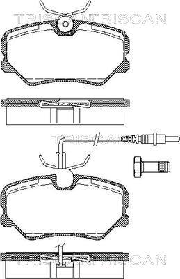 Budweg Caliper 520793 - Тормозные колодки, дисковые, комплект autosila-amz.com