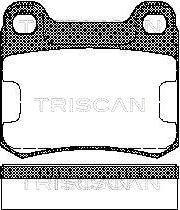 Triscan 8110 23995 - Тормозные колодки, дисковые, комплект autosila-amz.com