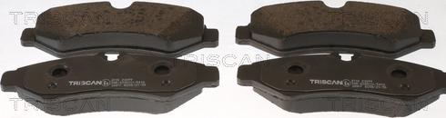 Triscan 8110 23099 - Тормозные колодки, дисковые, комплект autosila-amz.com