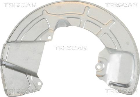 Triscan 8125 27106 - Отражатель, защита, тормозной диск autosila-amz.com