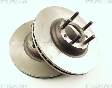 Triscan 8120 12107 - Тормозной диск autosila-amz.com