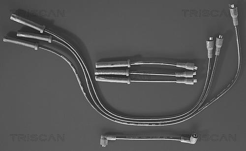 Triscan 8860 7225 - Комплект проводов зажигания autosila-amz.com