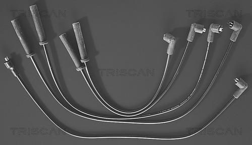 Triscan 8860 7221 - Комплект проводов зажигания autosila-amz.com