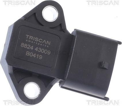 Triscan 8824 43009 - Датчик, давление во впускной трубе autosila-amz.com
