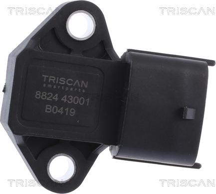 Triscan 8824 43001 - Датчик, давление во впускной трубе autosila-amz.com