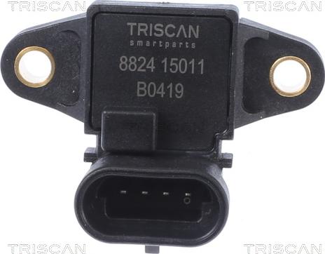 Triscan 8824 15011 - Датчик, давление во впускной трубе autosila-amz.com