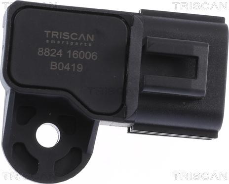 Triscan 8824 16006 - Датчик, давление во впускной трубе autosila-amz.com