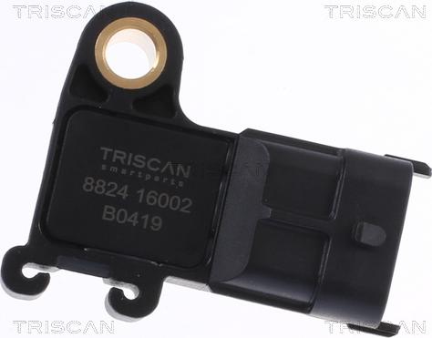 Triscan 8824 16002 - Датчик, давление во впускной трубе autosila-amz.com