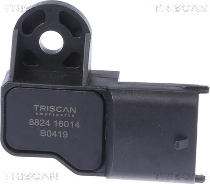 Triscan 8824 16014 - Датчик, давление во впускной трубе autosila-amz.com