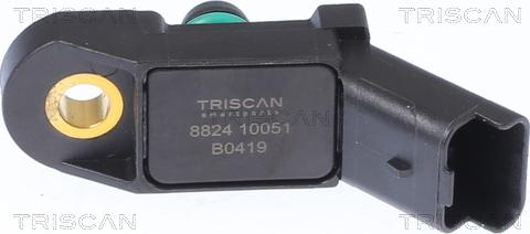 Triscan 8824 10051 - Датчик, давление во впускной трубе autosila-amz.com