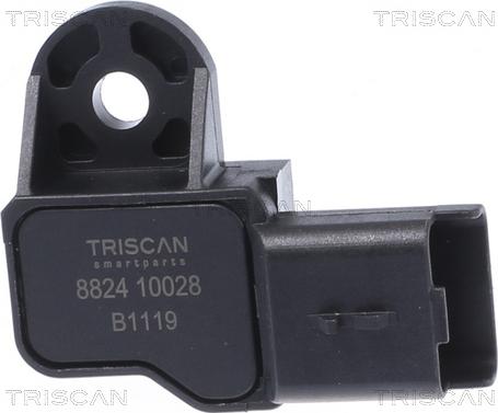 Triscan 8824 10028 - Датчик, давление во впускной трубе autosila-amz.com