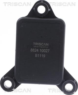 Triscan 8824 10027 - Датчик, давление во впускной трубе autosila-amz.com