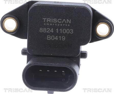 Triscan 8824 11003 - Датчик, давление во впускной трубе autosila-amz.com