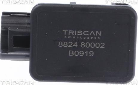 Triscan 8824 80002 - Датчик, давление во впускной трубе autosila-amz.com