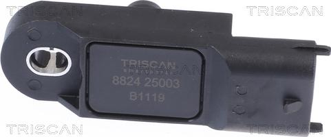 Triscan 8824 25003 - Датчик, давление во впускной трубе autosila-amz.com