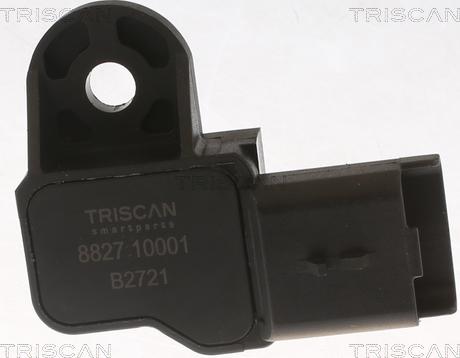 Triscan 8827 10001 - Датчик, давление наддува autosila-amz.com