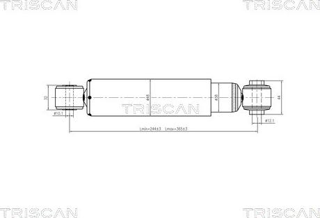 Triscan 8705 15203 - Амортизатор autosila-amz.com