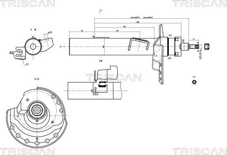 Triscan 8705 16108 - Амортизатор autosila-amz.com