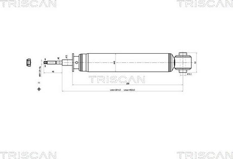 Triscan 8705 16201 - Амортизатор autosila-amz.com