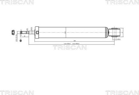 Triscan 8705 29201 - Амортизатор autosila-amz.com