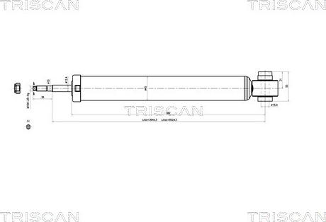 Triscan 8705 29208 - Амортизатор autosila-amz.com