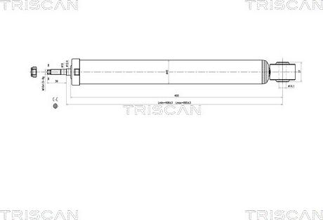 Triscan 8705 29207 - Амортизатор autosila-amz.com