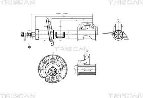 Triscan 8705 24103 - Амортизатор autosila-amz.com