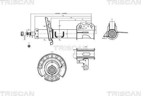 Triscan 8705 24102 - Амортизатор autosila-amz.com