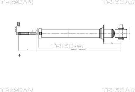 Triscan 8705 24204 - Амортизатор autosila-amz.com