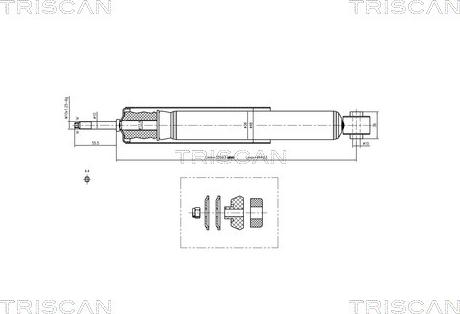 Triscan 8705 24205 - Амортизатор autosila-amz.com