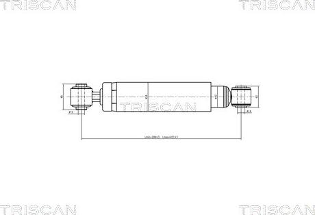 Triscan 8705 24203 - Амортизатор autosila-amz.com