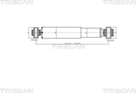 Triscan 8705 28205 - Амортизатор autosila-amz.com