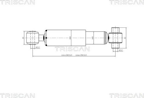 Triscan 8705 28203 - Амортизатор autosila-amz.com