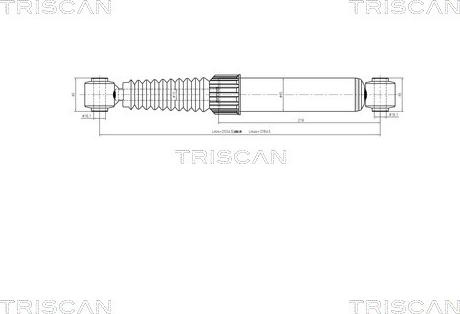 Triscan 8705 28202 - Амортизатор autosila-amz.com