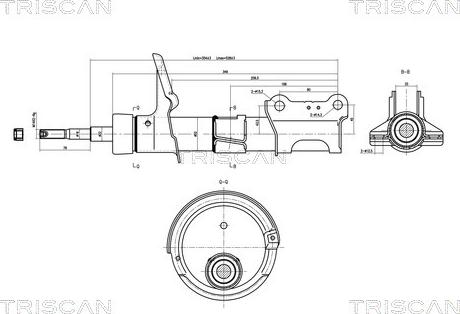 Triscan 8705 27101 - Амортизатор autosila-amz.com